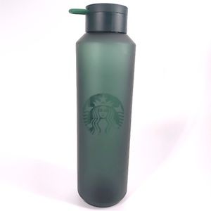 Starbucks Tritan Soft Plastic Emerald Green Water Bottle 24oz Spring 2022